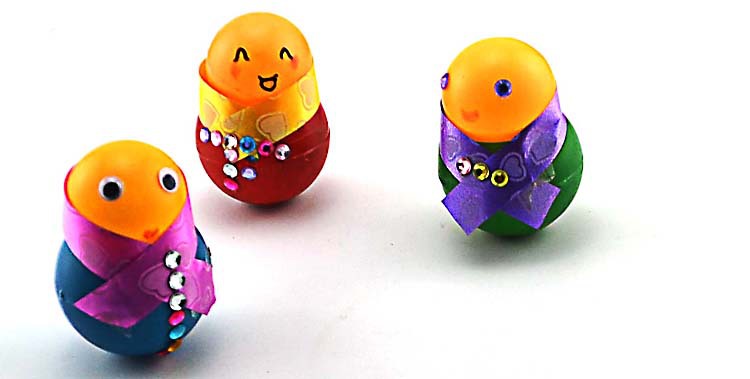 兒童科學(xué)小實驗 自制不倒翁探索重心奧秘